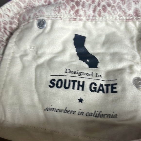 NEW Adriano Goldshmied Prima Ankle Jeans In Python Ivory Dust - Picture 10 of 11